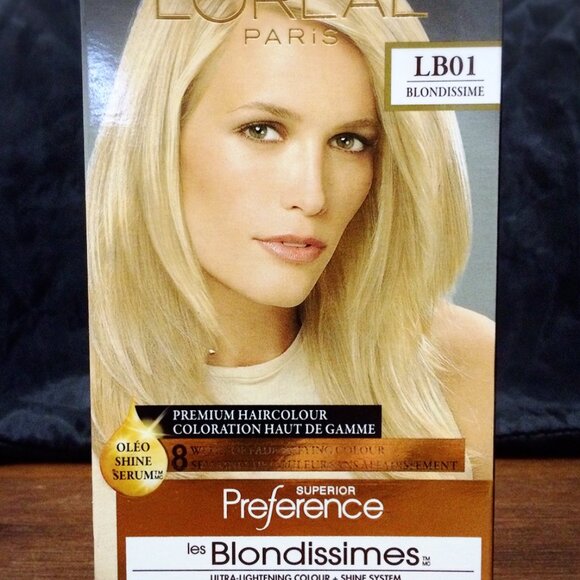 L'Oréal Paris Superior Preference Hair Color, LB01 Extra Light Ash Blonde - Picture 1 of 5